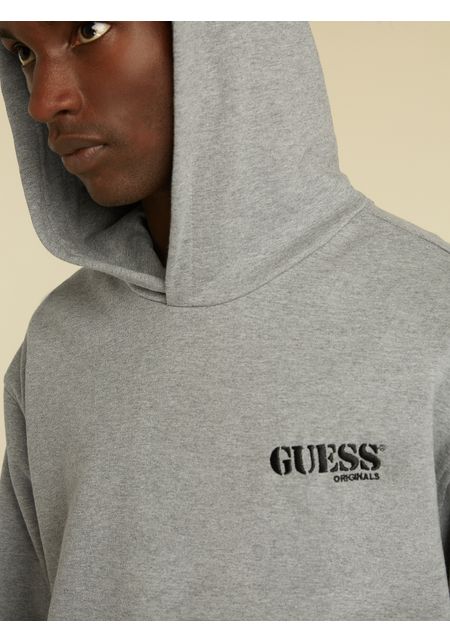 Sweater Guess Go Kit Hoodie Lhy Gris
