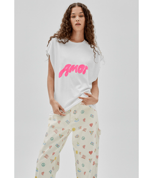 Polo Guess Go J Balvin Amor Ss Tee G011 Blanco