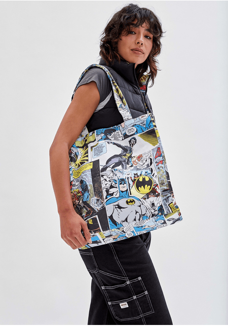 Bolso Guess Go Batman Printed Tote Bag F0E1 Multicolor