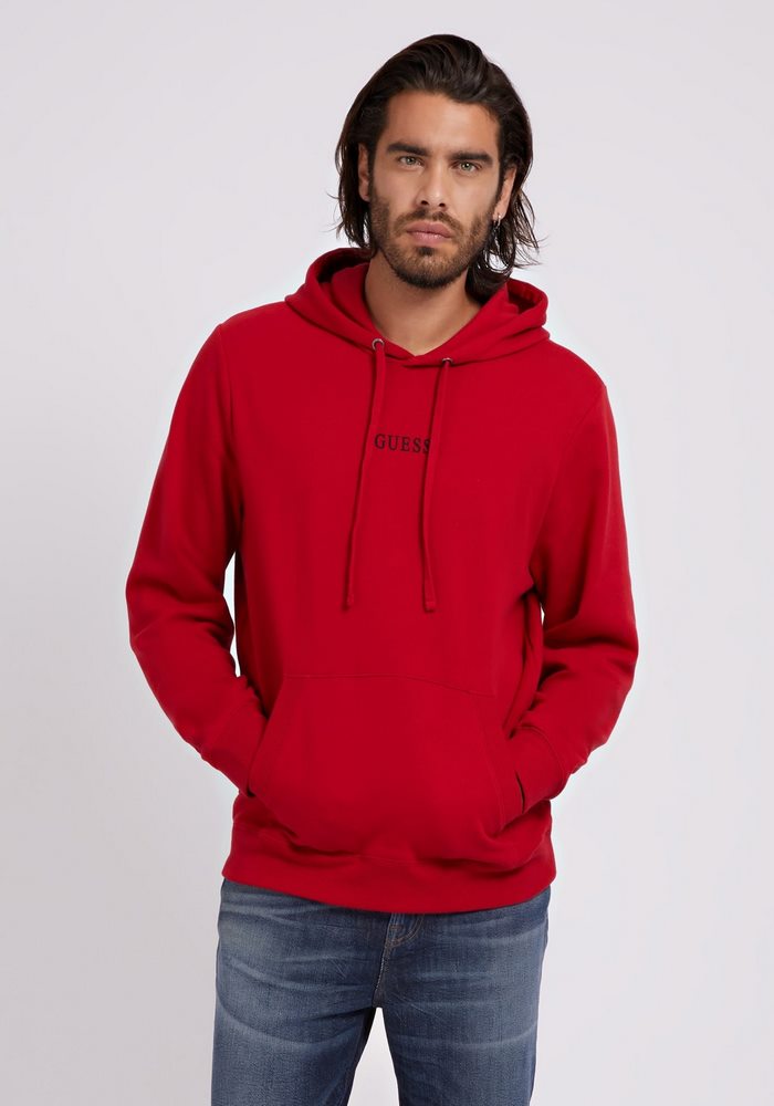 SWEATER GUESS Roy Guess Hoodie G532 ROJO